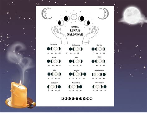 Unlock Your Magickal Potential with the Wiccan Moon Phases Calendar for 2023